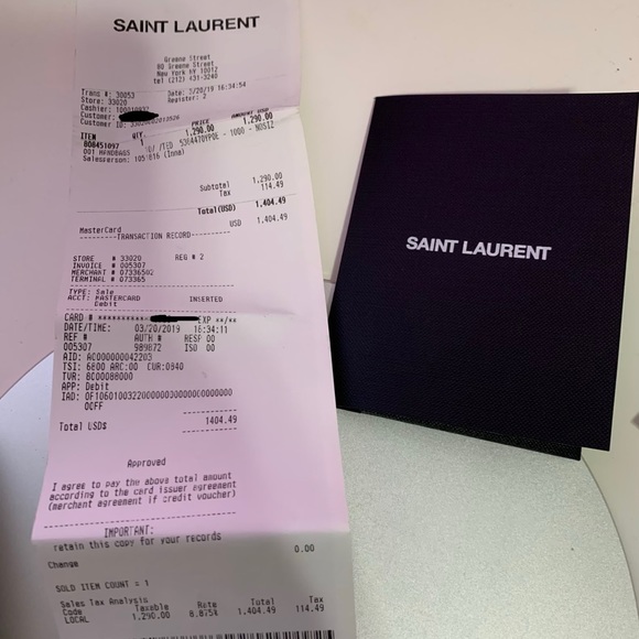 Saint Laurent Teddy Leather Bucket Bag - Picture 6 of 6